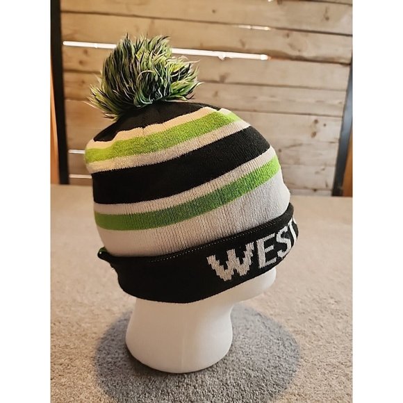 Boco Gear Pom Pom Hat West Stride Atlanta Ga. Toboggan - Picture 4 of 5